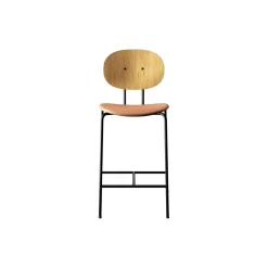 PIET HEIN Counter Chair, olieret eg/Silk Cognac