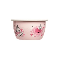 Piger emaljeskål, lyserød