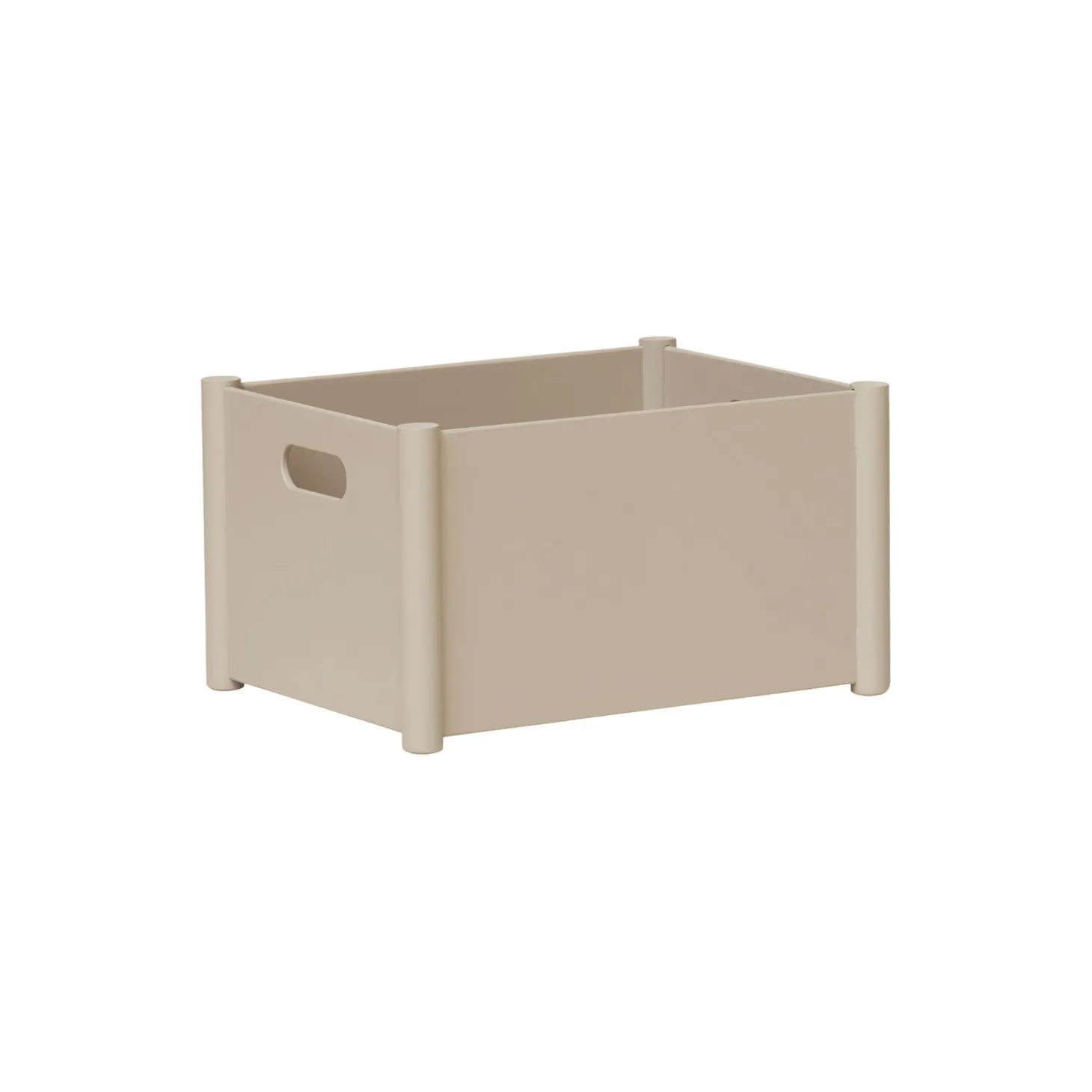 Pillar Storage Box, warm grey
