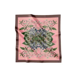 Pink Flower silketørklæde