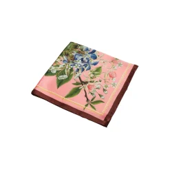 Pink Flower silketørklæde