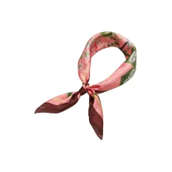 Pink Flower silketørklæde