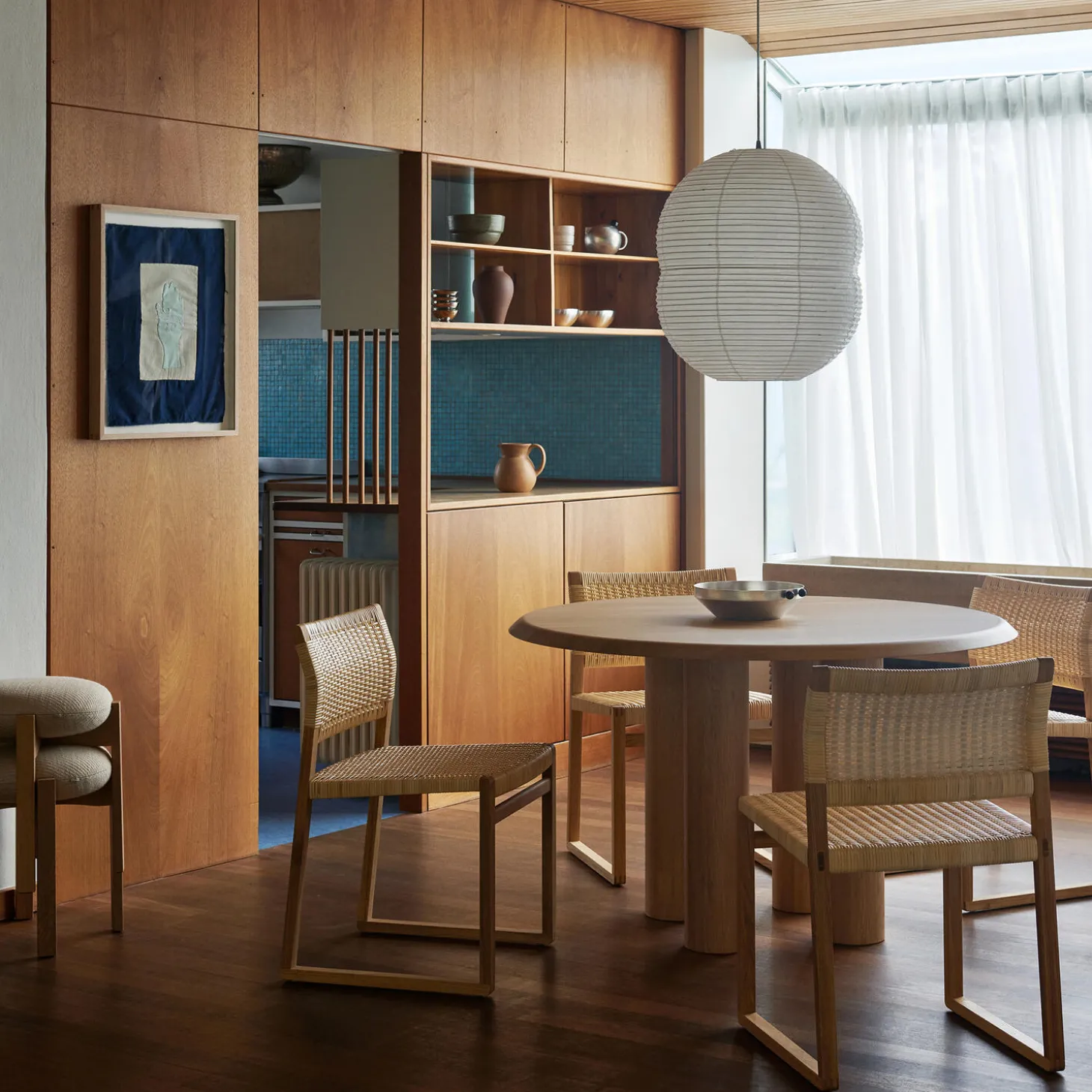 Pioneer Stool, lacquered oak/Zero 0001