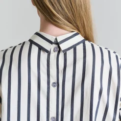 Pirate stripe skjorte med lukning i ryg, pirate stripe