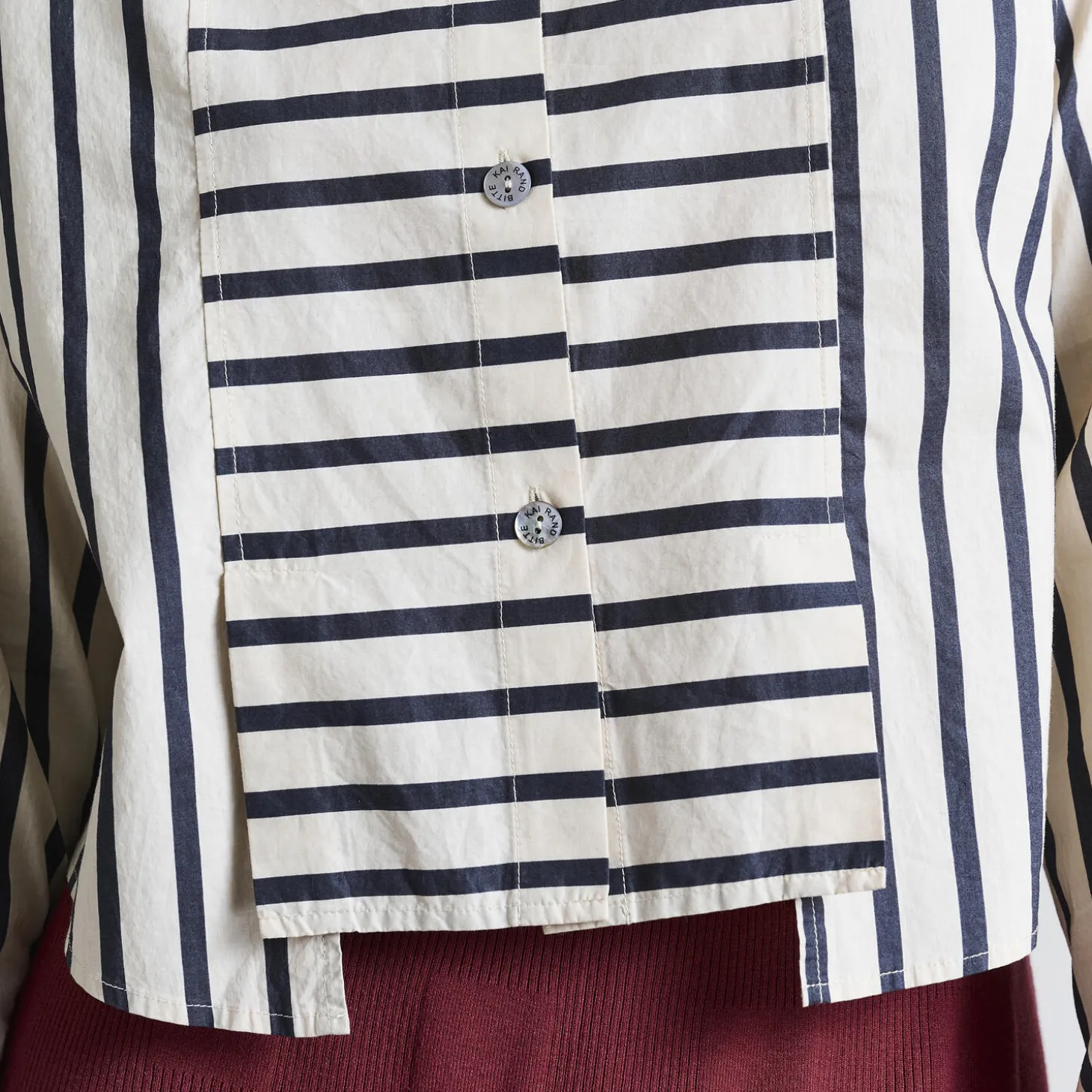 Pirate stripe skjorte med læg, pirate stripe