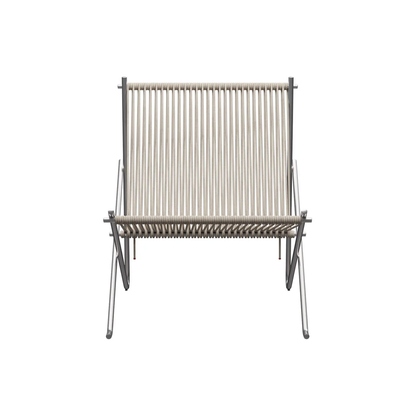 PK4™ stol, matpoleret rustfrit stål/natur