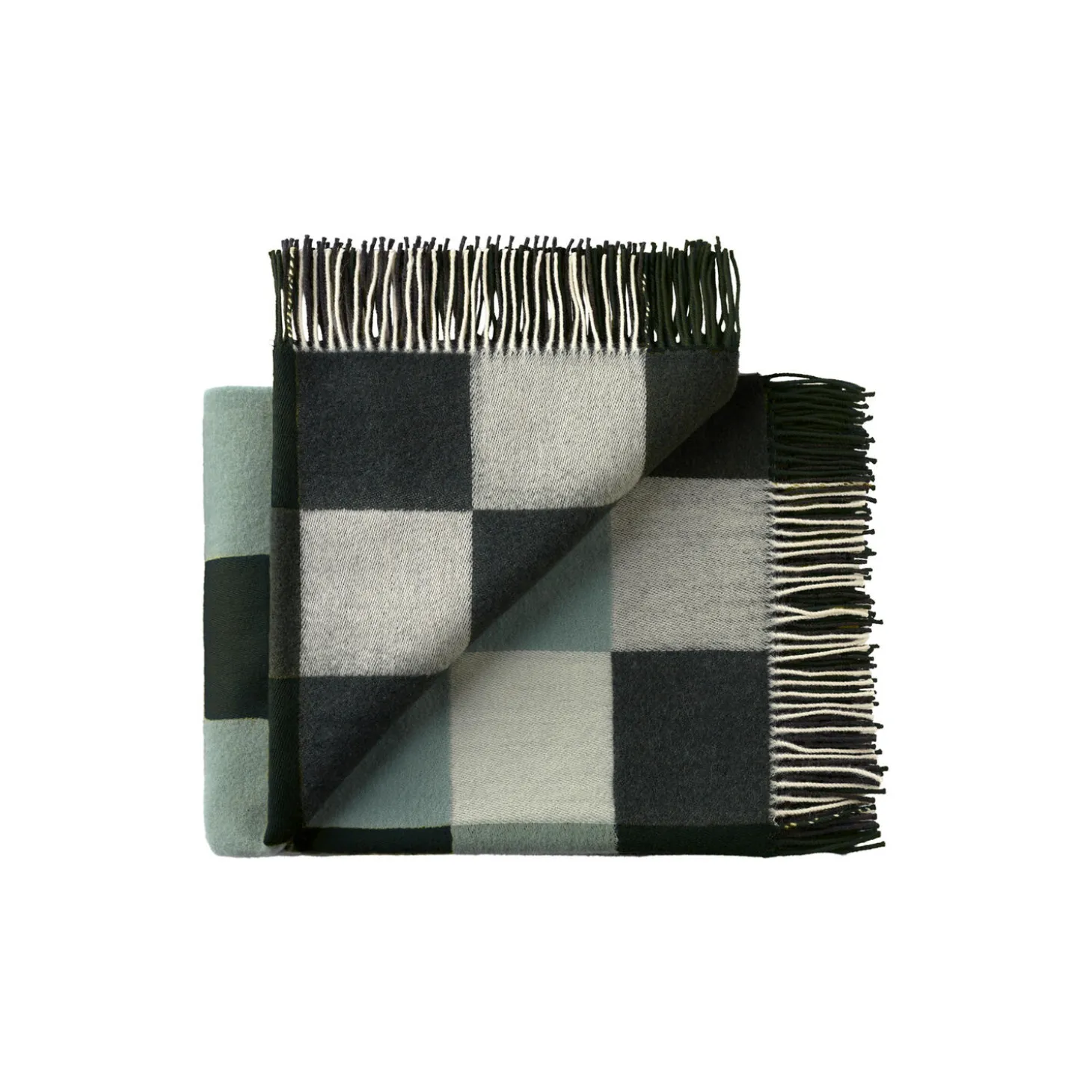 Plain Beat plaid, 01223 dark greens