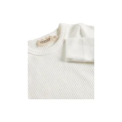 Plain Body LS bodystocking, gentle white