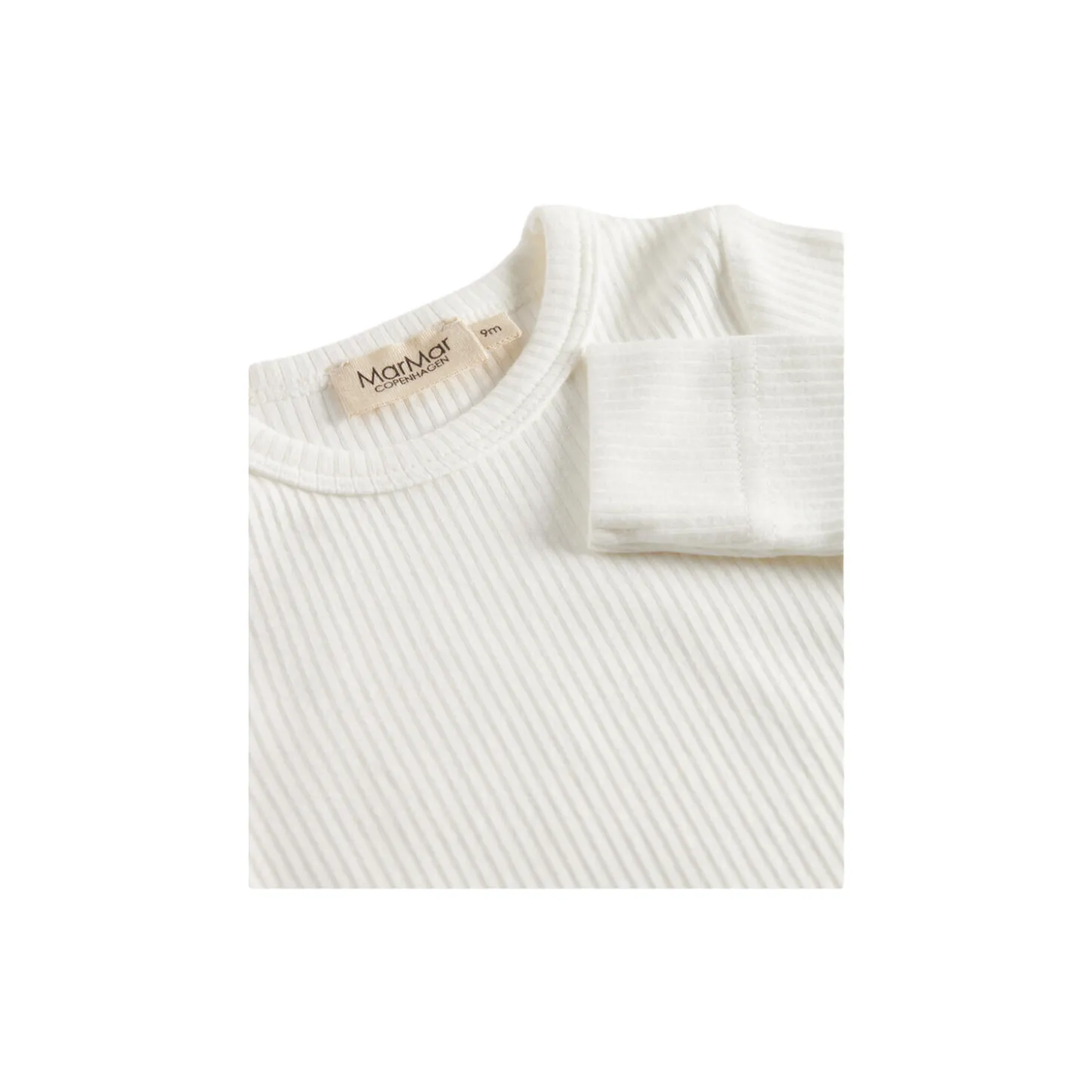 Plain Body LS bodystocking, gentle white