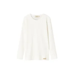 Plain Tee LS T-shirt, gentle white