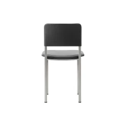 Plan Chair Fully Upholstered, brushed steel/Omni 301