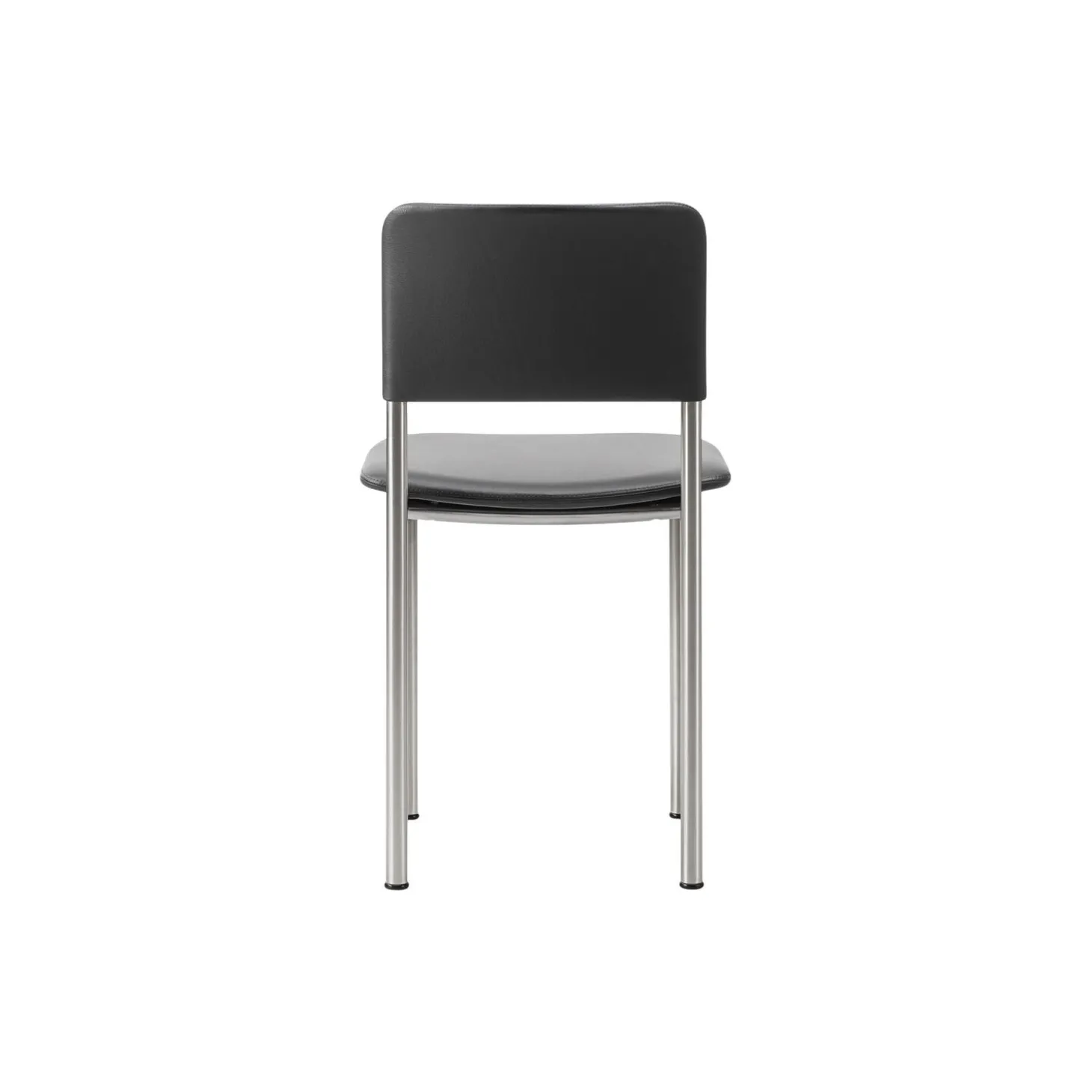 Plan Chair Fully Upholstered, brushed steel/Omni 301