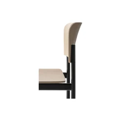 Plan Chair, lacquered oak/black