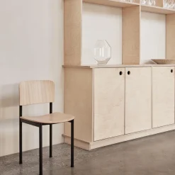 Plan Chair, lacquered oak/black