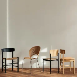 Plan Chair, lacquered oak/black