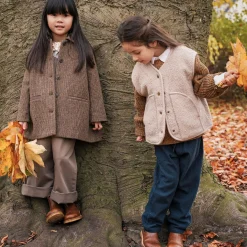 Plano Pants, dark blue stripe