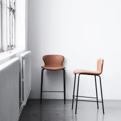 PLAY Chair Low Back Bar stol, cognac