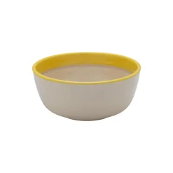 Play skål Ø 13 cm, beige/gul