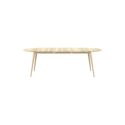 PLAYdinner Lamé spisebord med udtræk inkl. 1 tillægsplade, sæbebehandlet eg