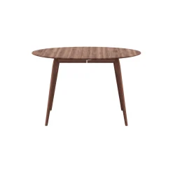 PLAYdinner Round Ø120 spisebord med udtræk, naturolieret valnød