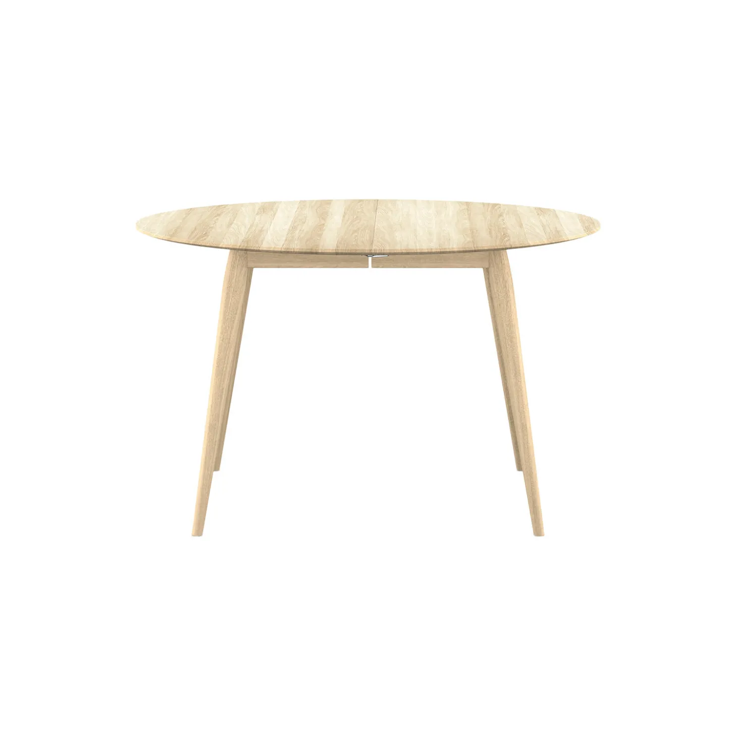 PLAYdinner Round Ø120 spisebord med udtræk, sæbebehandlet eg