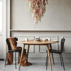 PLAYdinner Round Ø120 spisebord med udtræk, naturolieret eg