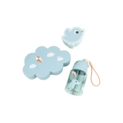Playground snack & madkasse med drikkedunk, blue