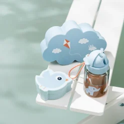 Playground snack & madkasse med drikkedunk, blue