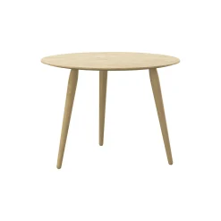 PLAYround Ø60 sofabord, hvidolieret eg