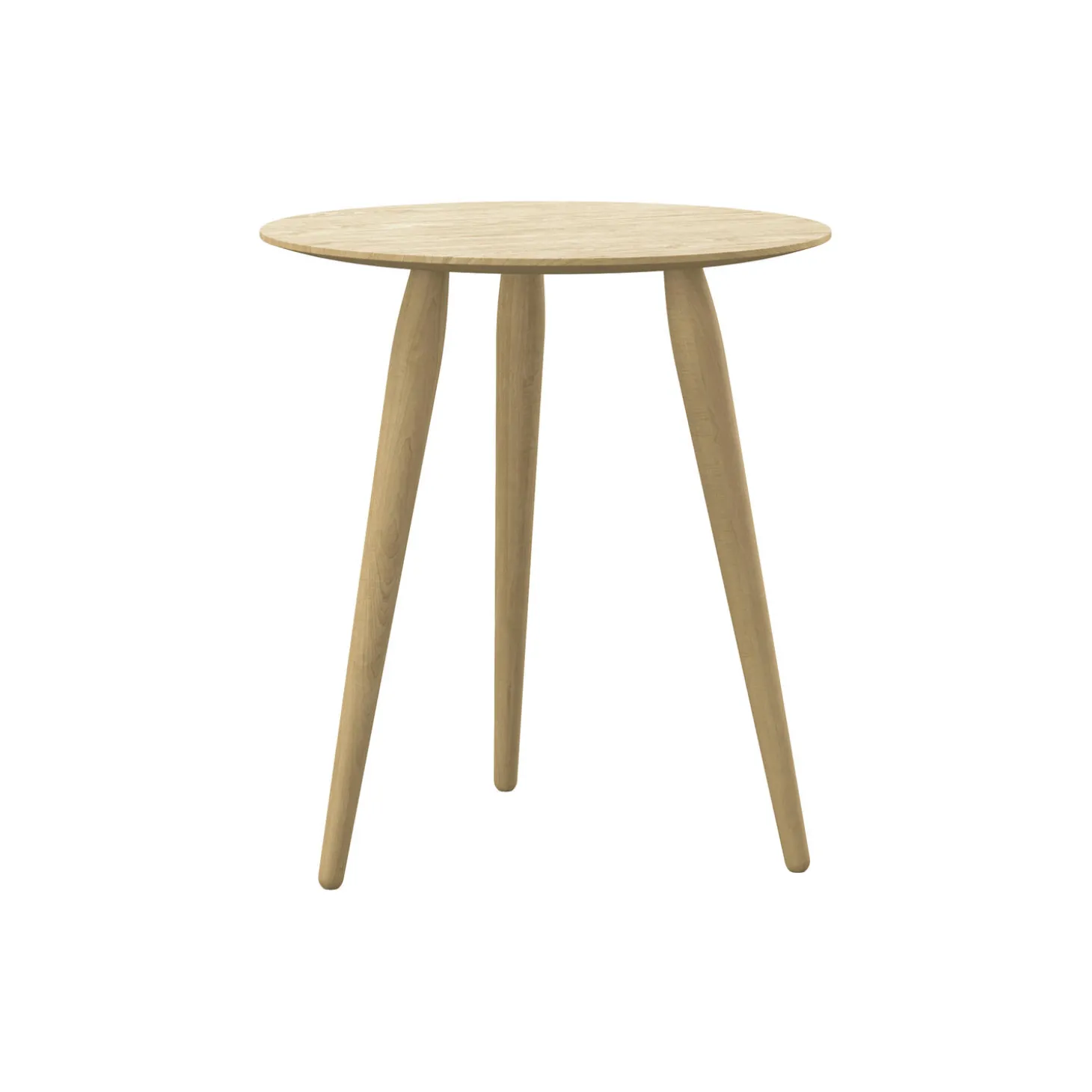 PLAYround Ø45 sofabord, hvidolieret eg