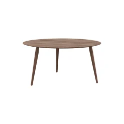 PLAYround Ø90 sofabord, naturolieret valnød