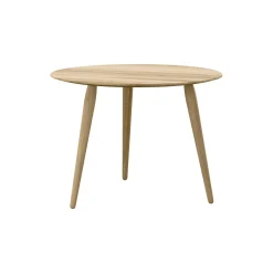 PLAYround Ø60 sofabord, naturolieret eg