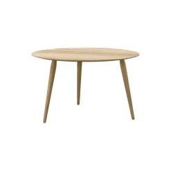 PLAYround Ø75 sofabord, naturolieret eg