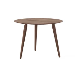 PLAYround Ø60 sofabord, naturolieret valnød
