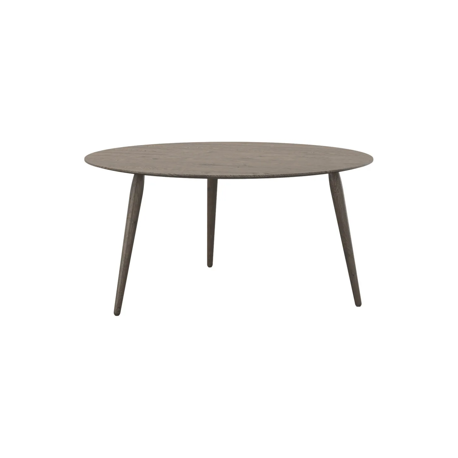 PLAYround Ø90 sofabord, røget eg