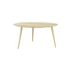PLAYround Ø90 sofabord, sæbebehandlet eg