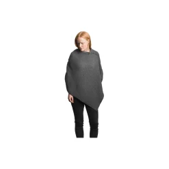 Pleece Poncho, dark grey