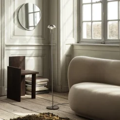 Pond Mirror Small, brass