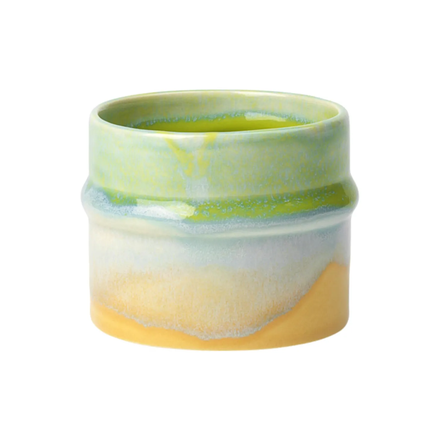 Poppery krus, apple green/mint/yellow