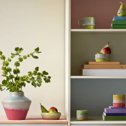 Poppery Skål, mint/apple green/pink