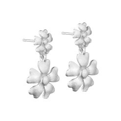 Poppy Øreringe, forsølvet