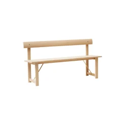 Position Bench 155, white oiled oak