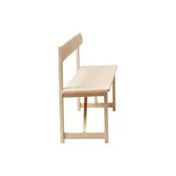 Position Bench 155, white oiled oak