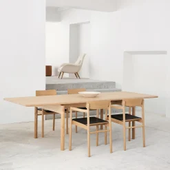 Post Table spisebord 320 cm, soap treated oak