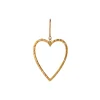 Power Heart Earring Single, gold