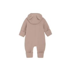 Pram Suit Ears Wool Fleece M, mahogany rose