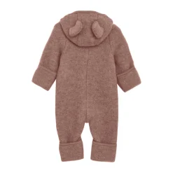 Pram Suit Ears Wool Fleece, burlwood