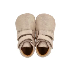 Prewalker lædersko, rose glitter suede