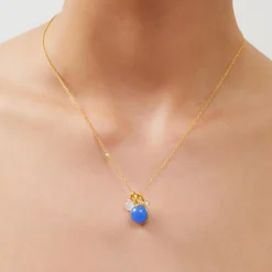 Prime Vedhæng, gold/royal blue