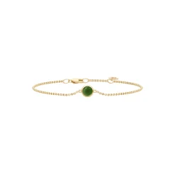 Primini Armbånd, gold/moss green